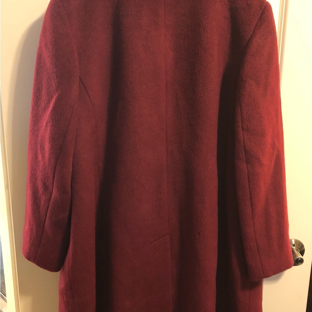 Women’s Italian Woven Wool Dress Coat - Picture 2 of 7